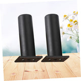 4 Pcs Furniture Leg Work Bench Legs Desk Leg Couch Leg Worktop Legs Foot Pad Chair Legs Tv Leg Screw Cap Support Leg