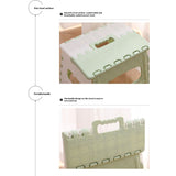 Portable Collapsible Foldable Step Stool Non Slip Folding Stools for Kitchen Bathroom Bedroom in Khaki,2 Pack