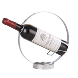 Wine Holder Wine Rack Metal Wine Bottle Storage Shelf -Countertop Crafts Home Decorations Interior,bronze,Silver（2pcs）
