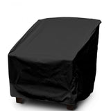 Outdoor Chair Covers Waterproof, Lounge Deep Seat Cover, Lawn Chair Covers, Rain Snow Dust Wind-Proof(2 Pack, Black）