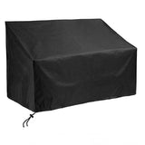 Waterproof Sun Protection Outdoor Furniture 3-Seater Bench Covers with Drawstring Toggle for Deep Seat Lounge,  Cushion Couch