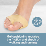 Ball of Foot Pads Metatarsal Cushions for Metatarsalgia, Arthritis and Sesamoid Pain Relief 1 Pair