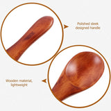 6Pcs Household Tea Scoops Coffee Wood Small Smooth Edge Kitchen Scoops