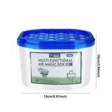 Power Free Multi Functional Air Purification Box, Plant Based Odor Dust Remover, Compact Freshener for Closet Car Bathroom