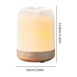 Home Humidifier 250ml Quiet Mist Diffuser for Bedroom Large Room Office 10x13.8cm Warm Mist Essential Oil Aroma Diffuser Adjustable Night Light Sleep Aid Air Quality