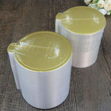 100pcs Round Cardboard Cake Board, Gold Disposable Single Portion Base for Mousse and Dessert Serving