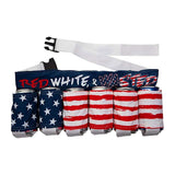 4th of July Novelty American Flag Themed Beverage Holder, Beer Belt Independence Day Drink Holder, Beer Belt Creative Picnic Party Belt, Unisex Soda Can Holster Belt for Party Outdoor