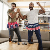 4th of July Novelty American Flag Themed Beverage Holder, Beer Belt Independence Day Drink Holder, Beer Belt Creative Picnic Party Belt, Unisex Soda Can Holster Belt for Party Outdoor