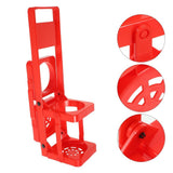 Rectangular Storage Rack Beer Tote Basket Plastic Red 1Pack