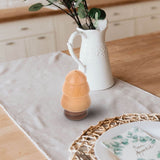 Beige Wooden Toothpick Holder Dustproof Moistureproof Storage Rectangular Home Decoration
