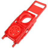 Rectangular Storage Rack Beer Tote Basket Plastic Red 1Pack