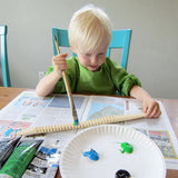 30Pcs 12 Inch Unfinished Wooden Wiggly Snakes Jointed Flexible Wooden Snake Blank Animal Model Crafts Toys for Arts