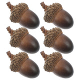 60pcs Artificial Lifelike Simulation Small Acorn Set Decoration False Nuts Home Kitchen Decor