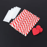 40 PCS Heart and Paper Straws Decorative Cocktail Drinking Straws for Graduation Party Decoration Supplies