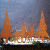 4Pack Metal Christmas Stakes,Christmas Garden Decor,Mini Metal Christmas Yard Stakes Decor,Christmas Tree Elk Yard Signs with Stake,Cute Christmas Outdoor Decorations for Yard Lawn Garden