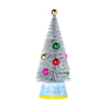 Mini Christmas Tree, 9.8 Inches Artificial Tabletop Christmas Tree LED Lights, Table Small Xmas Tree with Christmas Ball Ornaments for Table Top Christmas Tree Decorations