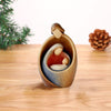 Nativity Statue, 2.7inch Resin Nested Nativity Figurine, Small Holy Family Desk Decorations, Nativity Scene Ornament for Home Office Decor Gift
