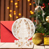 3D Christmas Cards, Pop Up Greeting Cards with Envelopes Holiday Small Gift Card Boxed Funny Handmade Postcards Bulk for Kids Husband Wife Merry Xmas New Year (Marry Christmas)