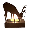Rustic Metal Deer Forest Stroll Accent Lamp - Charming Woodland Cabin Home Decor with a Majestic Wildlife Theme - Forest Decorative Light - Great for Bedrooms and Bathrooms