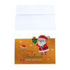 10 Pack Foiled & Glittery Christmas Cards with Envelopes & Stickers, Santa Printed Message Inside Christmas Cards Bulk, 4x6in Merry Christmas Card, Boxed Christmas Cards with Envelopes