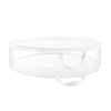 Clear Plastic Christmas Wreath Storage Container 24 "Double Zipper Handling, Strong And Practical, Protect Flowers From Harm