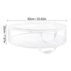 Clear Plastic Christmas Wreath Storage Container 24 "Double Zipper Handling, Strong And Practical, Protect Flowers From Harm