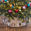 Gingerbread House Christmas Tree Collar LED Christmas Tree Collar Suitable For Gingerbread House Christmas Tree Skirt LED Christmas Tree Collar Diameter 60CM/23