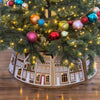 Gingerbread House Christmas Tree Collar LED Christmas Tree Collar Suitable For Gingerbread House Christmas Tree Skirt LED Christmas Tree Collar Diameter 60CM/23
