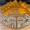 Gingerbread House Christmas Tree Collar LED Christmas Tree Collar Suitable For Gingerbread House Christmas Tree Skirt LED Christmas Tree Collar Diameter 60CM/23