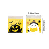 Halloween Treat Bags Candy Bags 100pcs Halloween Goodie Bags Candy Bags Snack Bags And Baked Goods Bags Party Bags For Kids Plastic Gift Bags Party Supplies