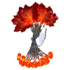 Maple Leaf Pumpkin Lantern String Halloween Pumpkin Decorative Lantern String Thanksgiving Maple Leaf Lantern