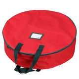 Double-Layer PVC Round Wreath Storage Stand Bag, Sturdy Frame with Zippered Closure Design, Large Storage Container for Garlands and Christmas Gift Items