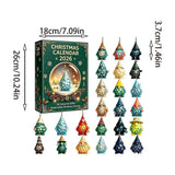 Sea Glass Advent Calendar 2026, Christmas Countdown Calendar with Unique Seaglass Gnome, Gnomes Advent Calendar for Home Decor
