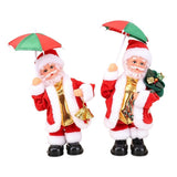 Christmas Handstand Santa Statue Decor, Upside down Rotating Santa Claus Animated Christmas Decorations, Cute Christmas Table Decor
