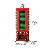 24-Day Santa Chimney Christmas Advent Calendar 2026 Kids, Mechanical Reusable Advent Calendar with Pull Tab Design, Fireplace Decor Kids Calendar