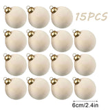15PCS Clearance! Wine Jumbo Ball Shatterproof Christmas Ornament, Velvet Christmas Tree Balls Decorative Hanging Ornaments, Christmas Decorations