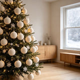 15PCS Clearance! Wine Jumbo Ball Shatterproof Christmas Ornament, Velvet Christmas Tree Balls Decorative Hanging Ornaments, Christmas Decorations