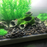 Resin artificial fish tank decoration, small-sized driftwood aquarium landscape with moss decoration