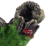 Resin artificial fish tank decoration, small-sized driftwood aquarium landscape with moss decoration