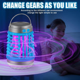 LED Electric Shock Mosquito Lamp Outdoor USB Charging Lighting Mosquito Catcher Home Silent Mosquito Repellent