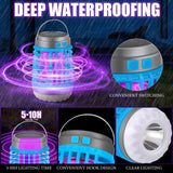 LED Electric Shock Mosquito Lamp Outdoor USB Charging Lighting Mosquito Catcher Home Silent Mosquito Repellent