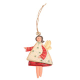 Personalized Christmas ornaments, creative art, hand-painted angel girl pendants, Christmas tree pendants, ornaments