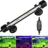 (15.35inch)Submersible Aquarium Light Underwater Fish Tank Light LED Aquarium Light Bar with Timer Auto On/Off and Dimmer Adjustable