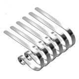 6 Pack Christmas Stocking Holders Metal Lightweight Adjustable Stocking Holder No-Slip Stocking Hangers for Christmas Party