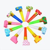 30Pcs Party Blower Multicolor Musical Blowouts Whistles Funny Party Noisemakers Party Horns Party Supplies Party Blowers Blow Horn Noise Maker