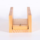 Wooden Soap Cutting Box, Soap Cutter Adjustable Wood Soap Slicer Cutting Tool Trimming for DIY Handmade Soaps Making Candles Trimming,
