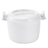 Microwave Rice Cooker - Non-Stick Microwave Steamer, 1.8L Container Perfect for Small Kitchens, Dorms, Singles & Quick Meals (1.8L)