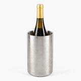 Stainless Steel Double Wall Wine Cooler - Insulated Tabletop Wine Chiller for White Wine & Champagne, Fits Most Standard Sized Bottles（1.6L）