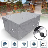 Patio Furniture Covers Rectangular Patio Furniture Covers, Custom Size available300D Oxford Polyester Material Windproof, Anti-UV,Durable Waterproof Dustproof Outdoor Cover for Garden