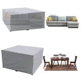 Patio Furniture Covers Rectangular Patio Furniture Covers, Custom Size available300D Oxford Polyester Material Windproof, Anti-UV,Durable Waterproof Dustproof Outdoor Cover for Garden